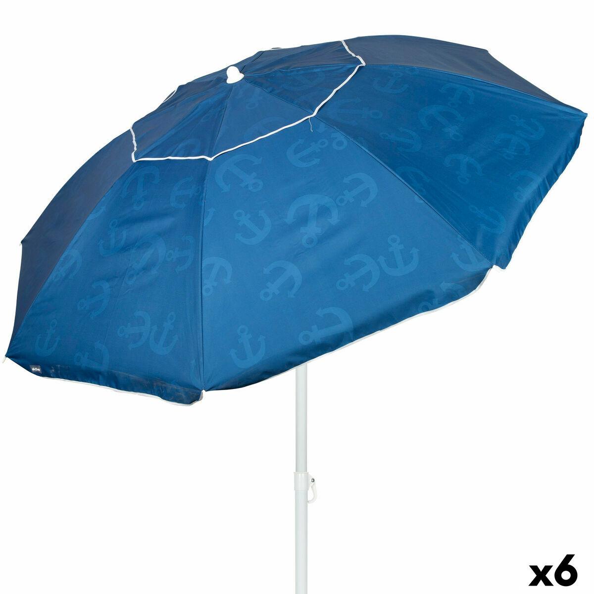 Solskærm Aktive Blå 220 x 210 x 220 cm (6 enheder)
