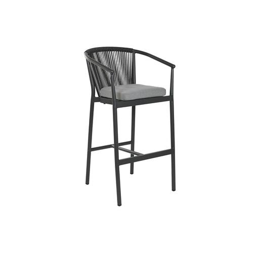 Taburet Home ESPRIT Aluminium syntetisk Rattan 57 x 61 x 108 cm