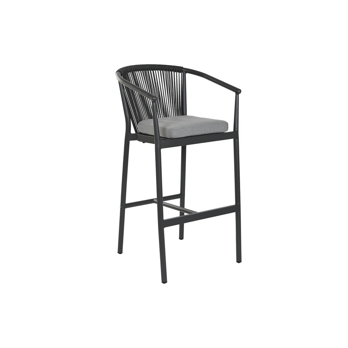 Taburet Home ESPRIT Aluminium syntetisk Rattan 57 x 61 x 108 cm