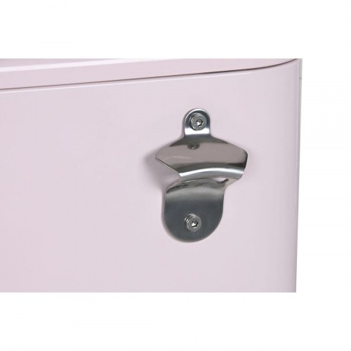 Køleboks på hjul - pink, stål/polypropylen, 74 × 43 × 80 cm