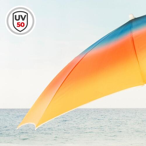 Aktive solskærm/parasol, multifarvet - 200 cm (6 stk.)
