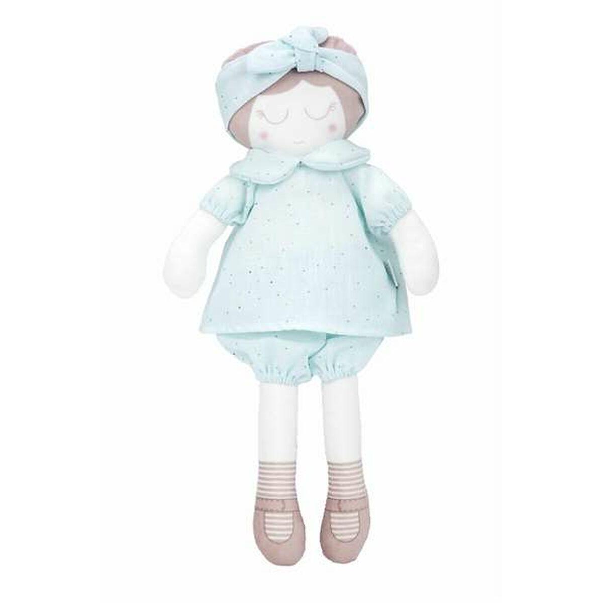 Dukkebamse Arias Elegance 34 cm - blå kludedukke