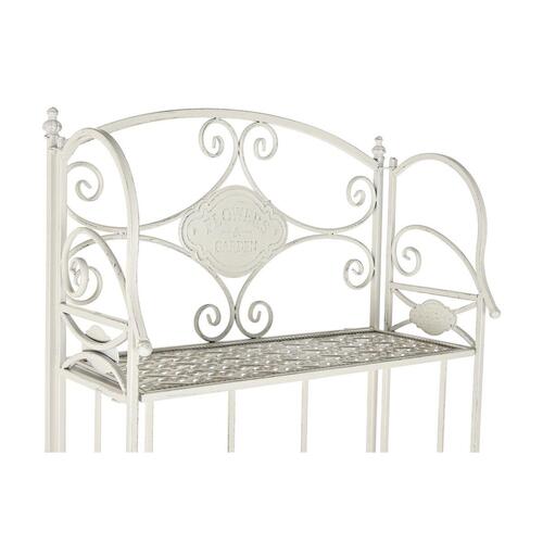 Hylder Home ESPRIT Hvid Metal 4 Hylder 61 x 29 x 163,5 cm