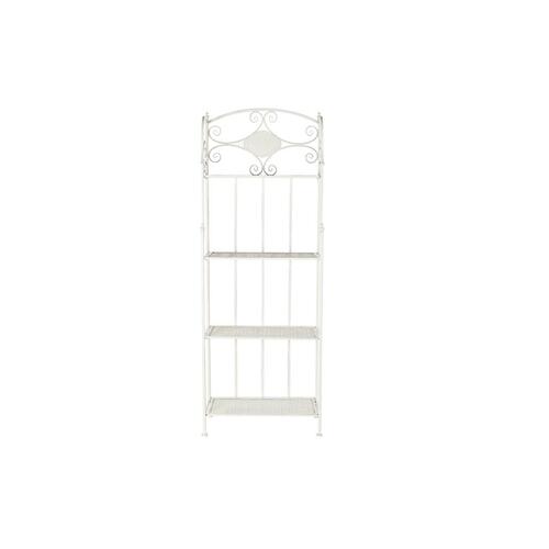 Hylder Home ESPRIT Hvid Metal 4 Hylder 61 x 29 x 163,5 cm