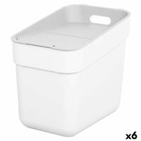 Skraldespand Curver Hvid Plastik 20 L (6 enheder)