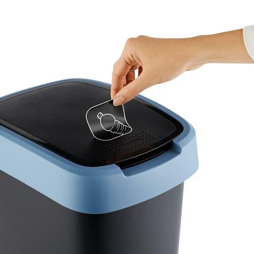 Skraldespand Rotho Twist Blue Blå Plastik 25 L