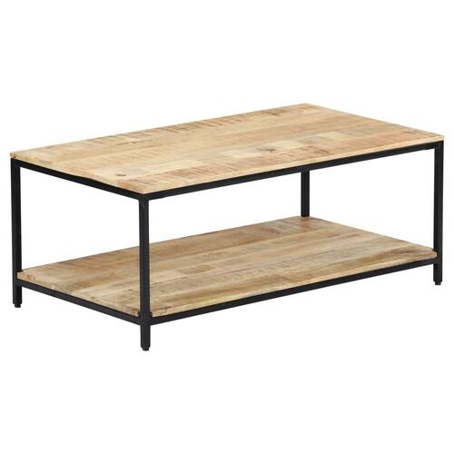 Sofabord 110 x 60 x 45 cm massivt mangotræ