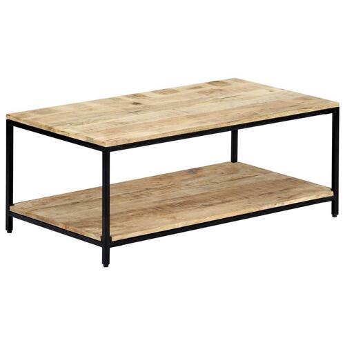 Sofabord 110 x 60 x 45 cm massivt mangotræ