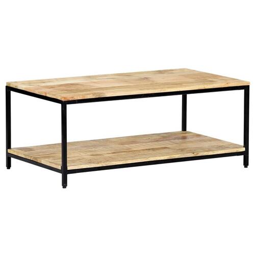 Sofabord 110 x 60 x 45 cm massivt mangotræ