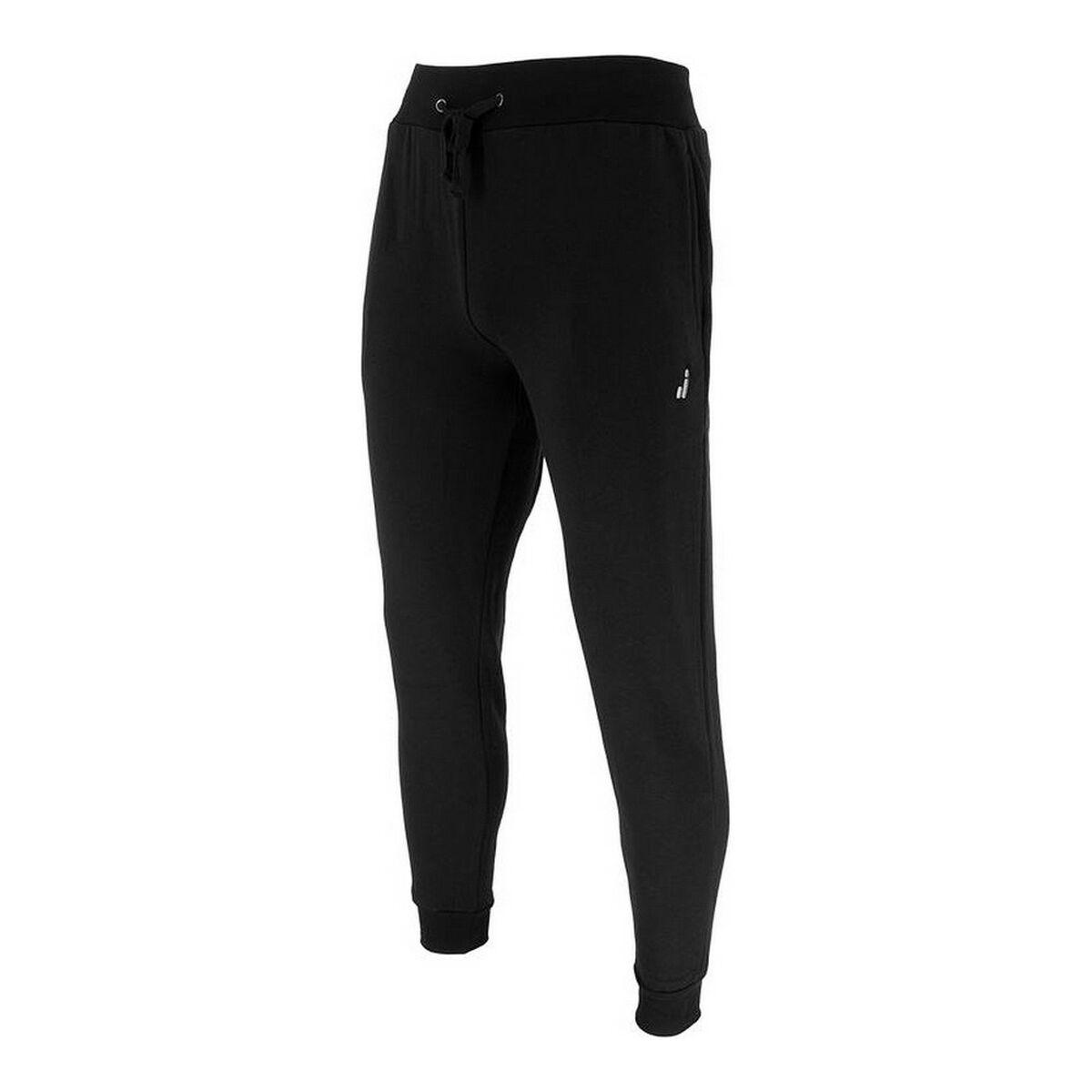 Lange sportsbukser Joluvi Slim Sort Mænd XXL