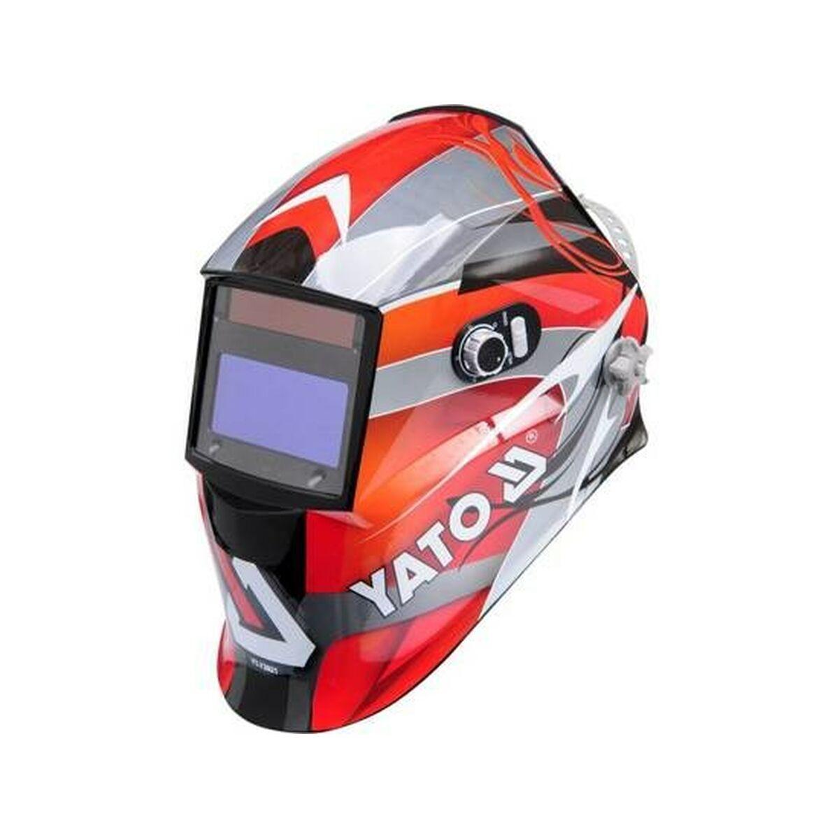 Yato svejsemaske YT-73921 - sort/rød/sølv, 1 stk.