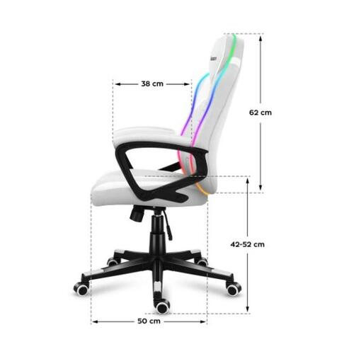 Gaming-stol Huzaro Force 2.5 Hvid