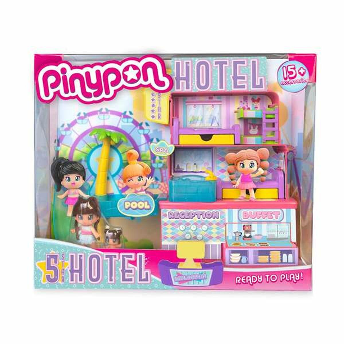 Pinypon 5-stjernet Hotel playset med figurer