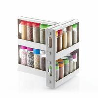 Organizer til krydderier med glidefunktion og drejefunktion InnovaGoods (OUTLET D)