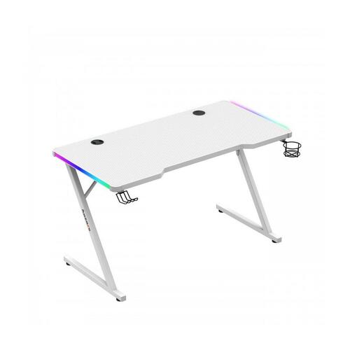 Skrivebord Gaming Huzaro HZ-Hero 2.5 White RGB Hvid 120 x 75 x 60 cm