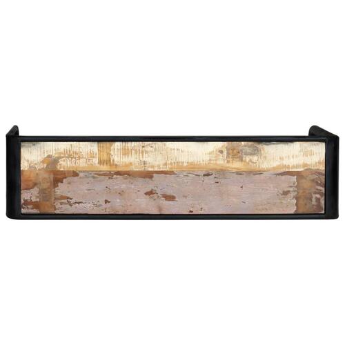 Konsolbord 140x35x76 cm massivt genbrugstræ