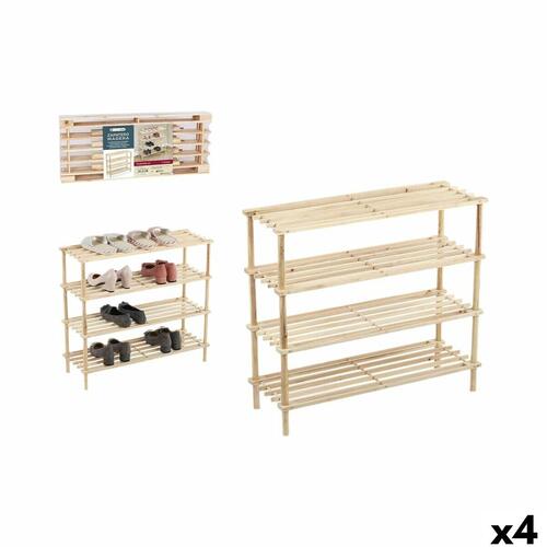 Skobænk Confortime 74 x 26,5 x 64 cm (4 enheder)