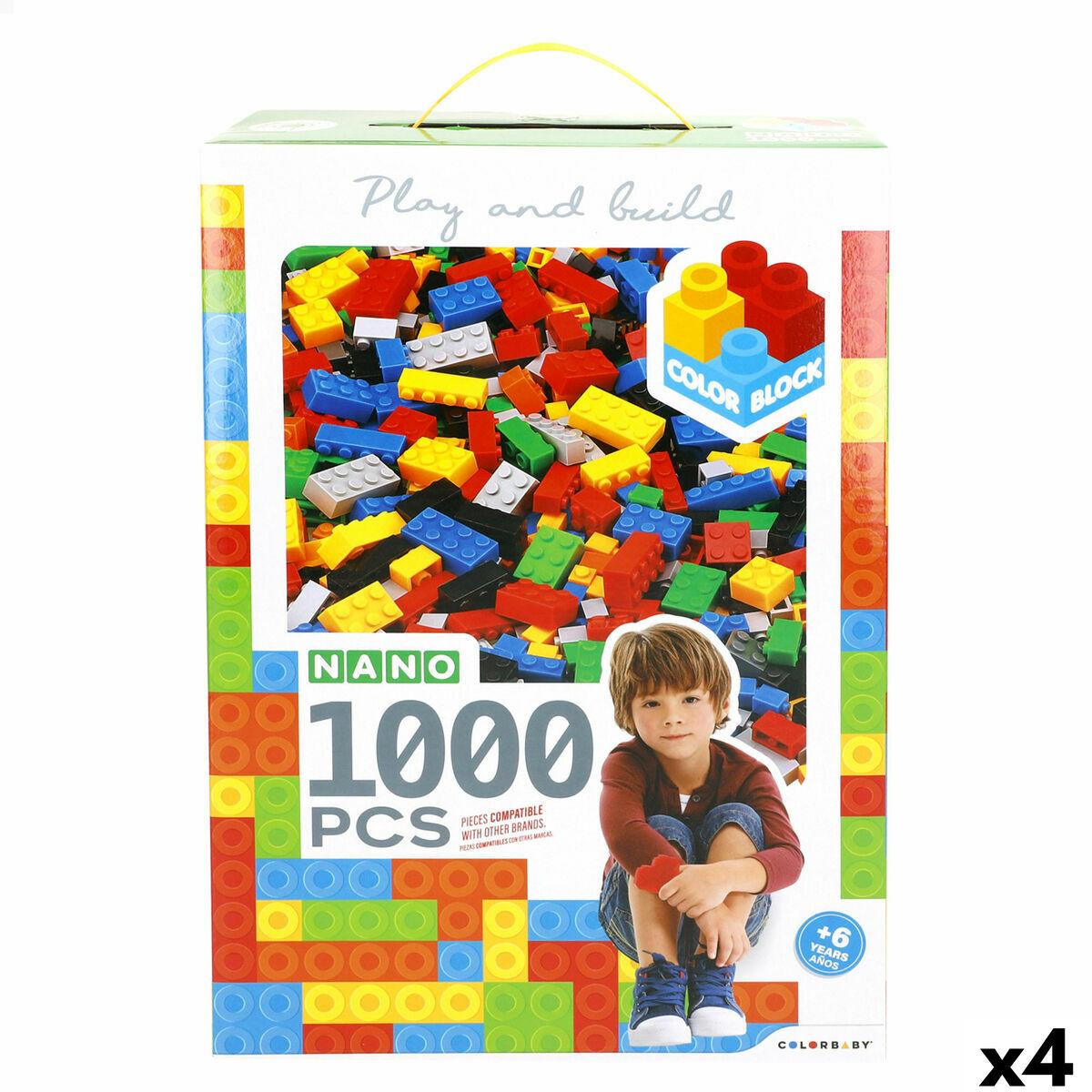 Byggeblokke - konstruktionsspil, multifarvet (4 enheder)