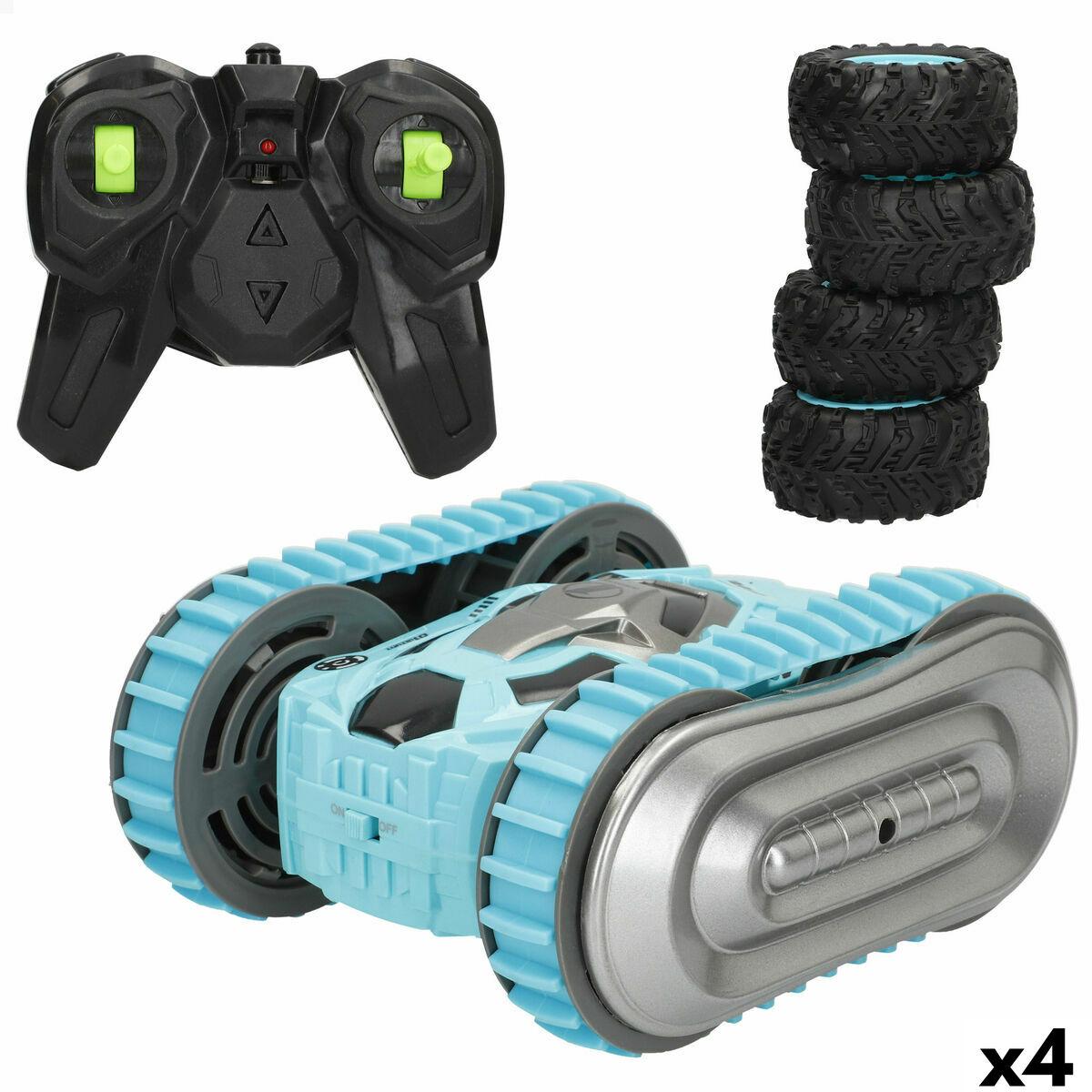 Fjernstyret bil - sæt med 4 enheder, 15 × 7 × 14 cm