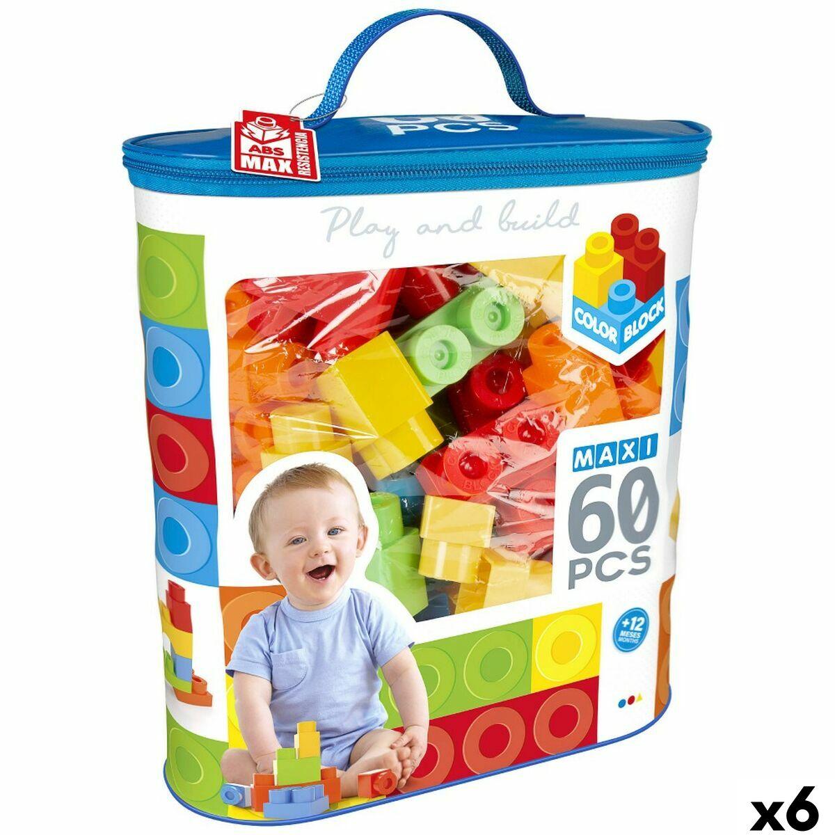 Color Block byggeblokke - 60 dele (multifarvet)