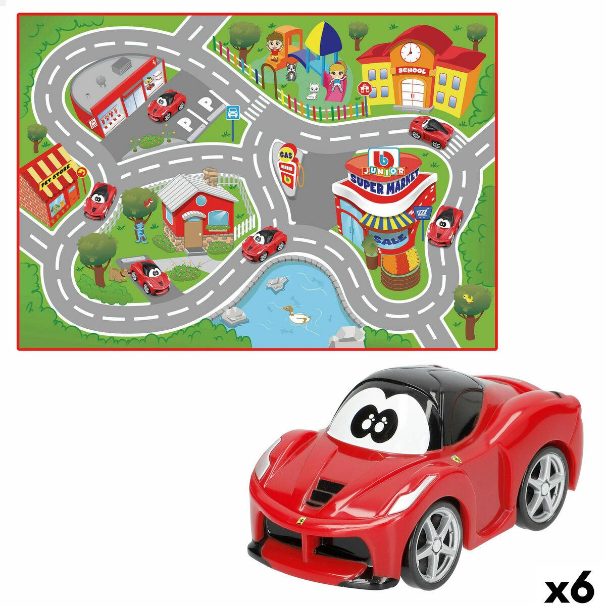 Ferrari playset legetæppe 100 × 0,1 × 70 cm - 6 enheder