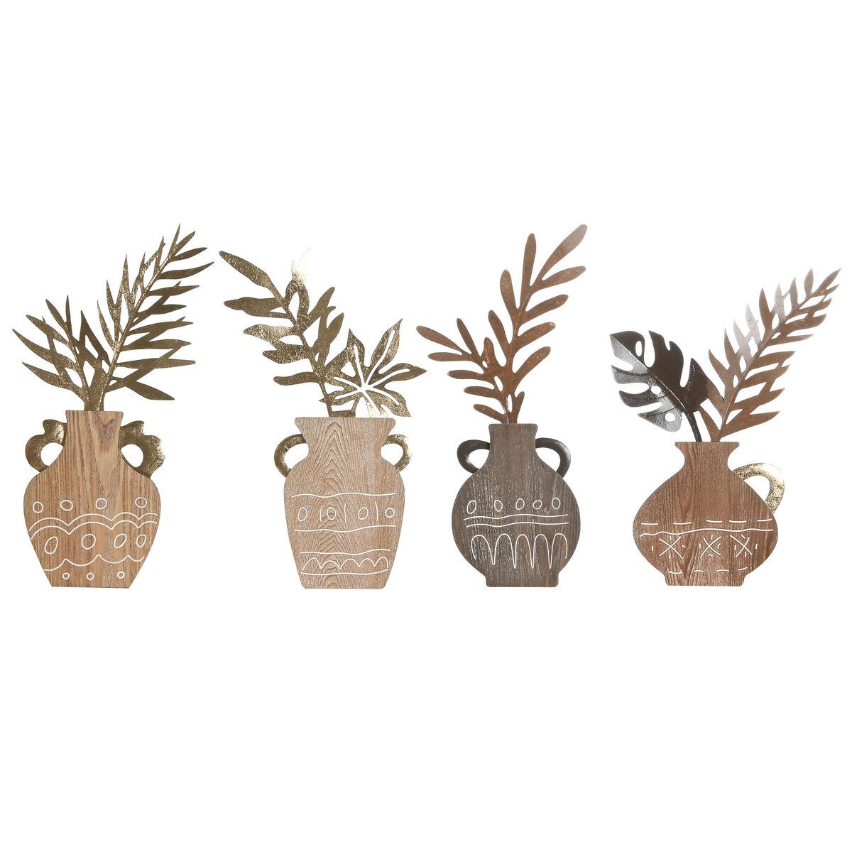 Dekorative figurer - Natur Vase Boho, 28,5 × 2 × 50 cm, 4 stk.