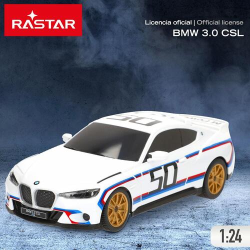 Fjernstyret Bil BMW Blå Rød 1:24 20 x 6 x 7,5 cm (4 enheder)