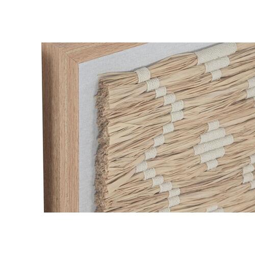 Maleri Home ESPRIT Hvid Natur Skandinavisk 40 x 3 x 40 cm (2 enheder)