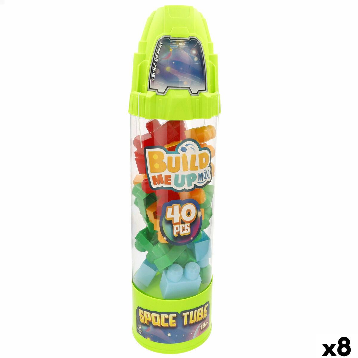 Byggeblokke 40 dele - multifarvet konstruktionsspil (fra 18 mdr.)