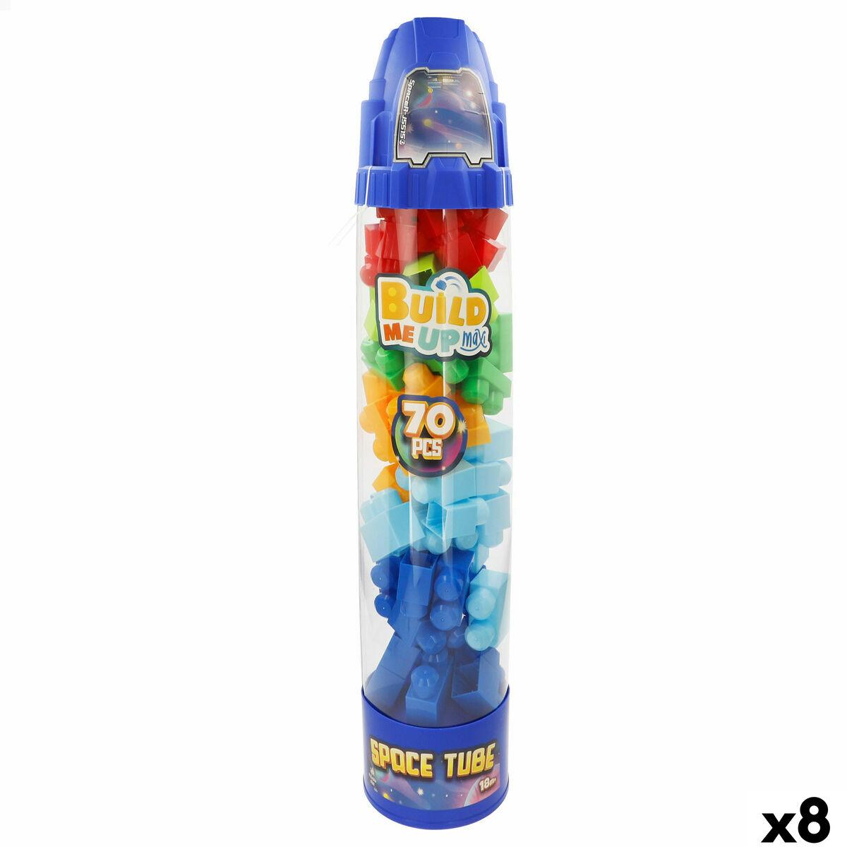 Byggeblokke - 70 dele, multifarvet (fra 18 mdr.)