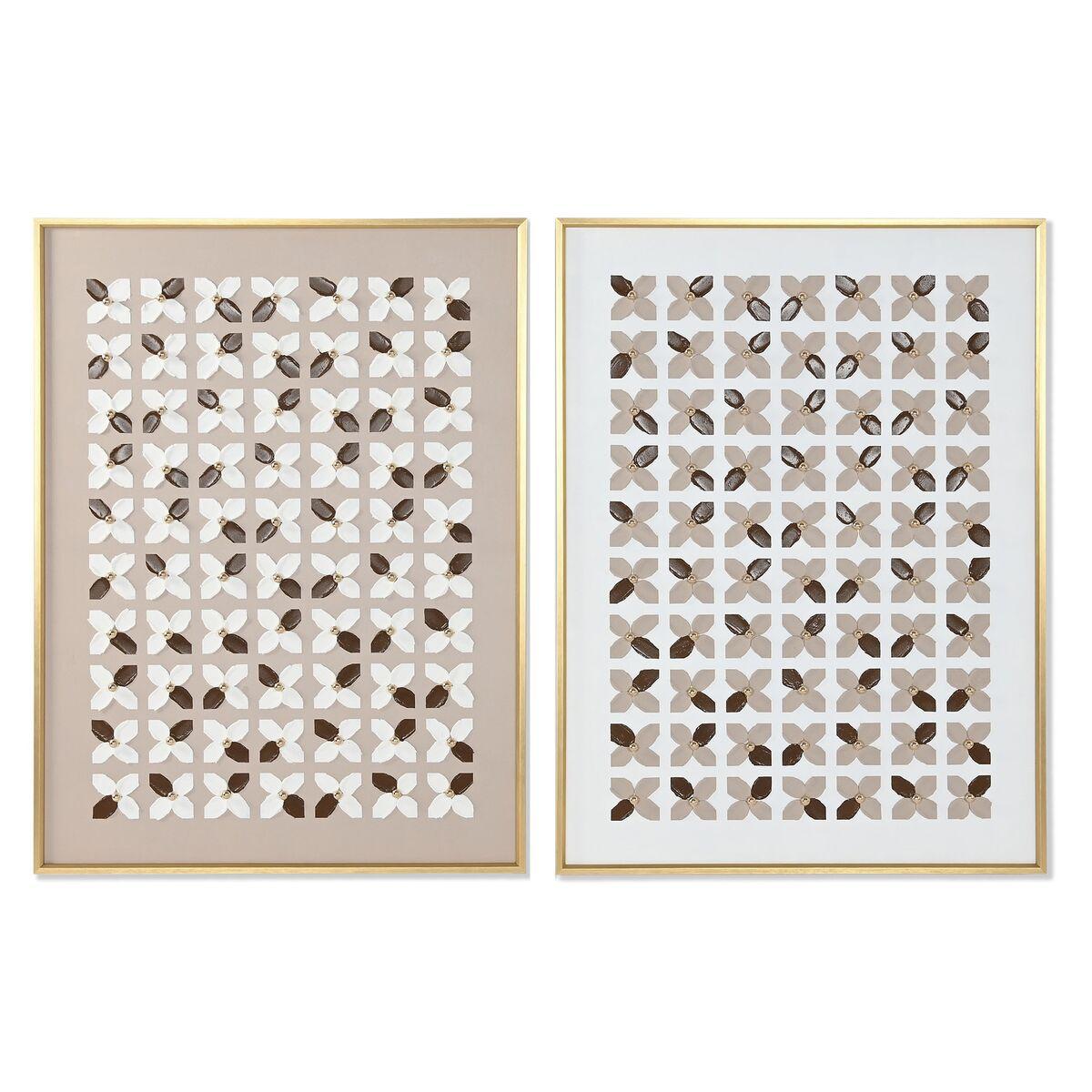 Håndmalet lærred - moderne vægkunst, 90 × 3,5 × 120 cm