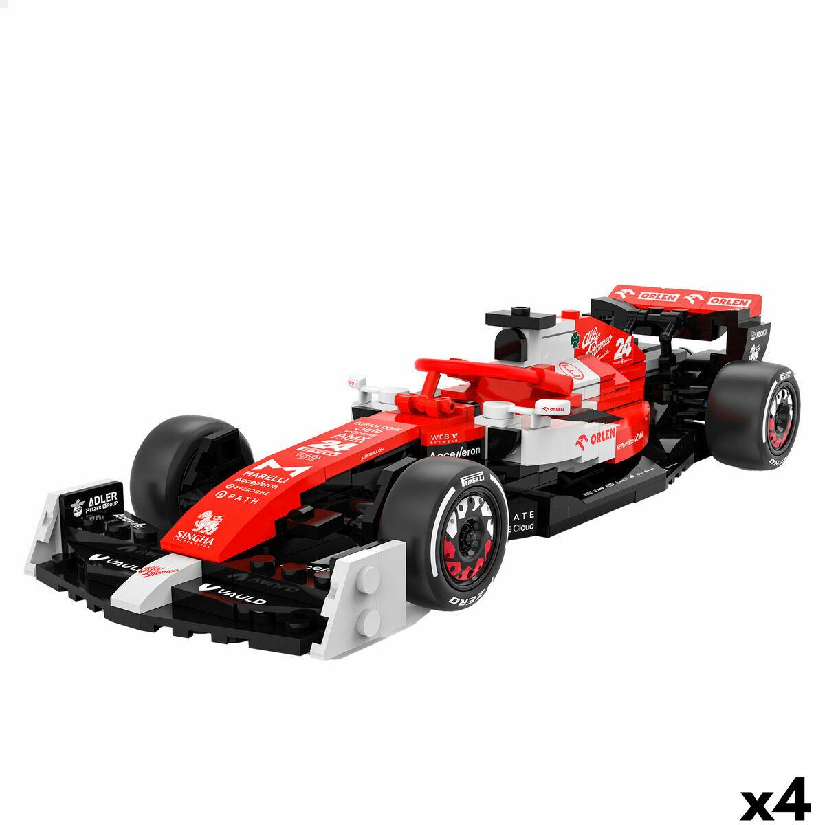 Alfa Romeo konstruktionssæt - Formelbil 1:24, 340 dele (4 stk.)