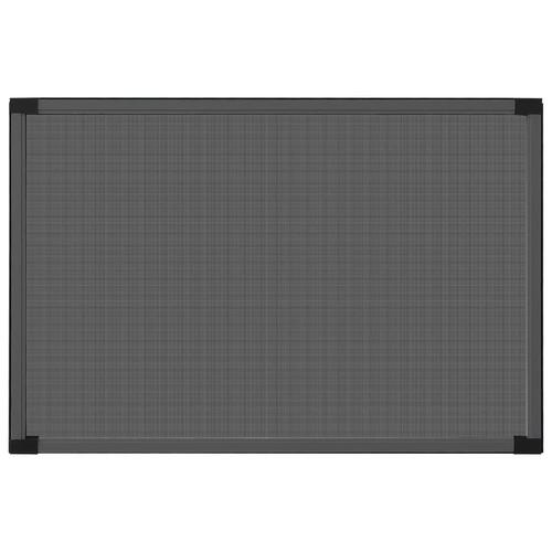 Udvideligt insektnet til vinduer (100-193)x75 cm antracitgrå