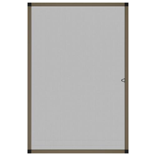 Insektnet til vinduer 90x120 cm brun
