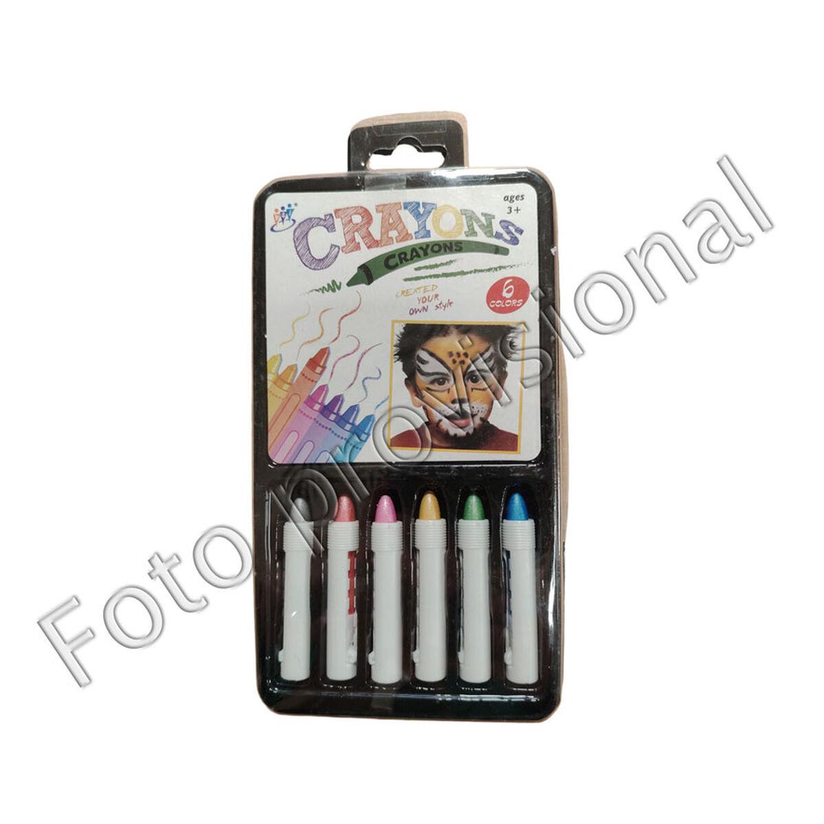 Makeup Sæt 6 Dele - multifarvet ansigtsmaling