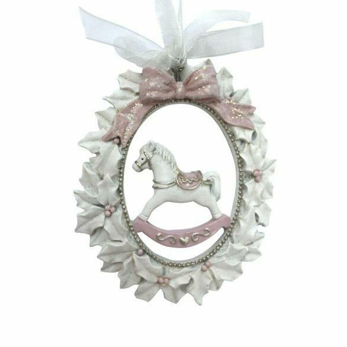 Julepynt i harpiks, 7 × 1 × 9 cm, 6 stk.