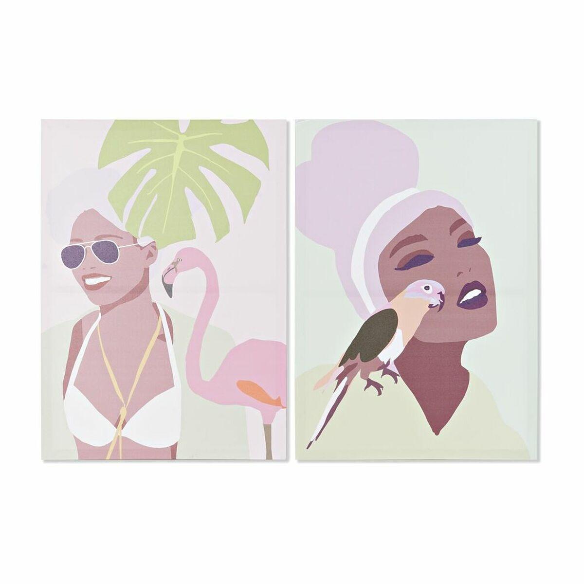 Lærredsmaleri i fyrretræ, 50 × 70 cm