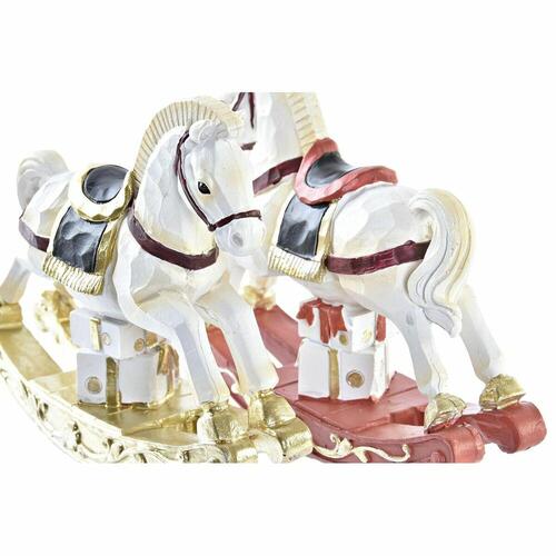 Julepynt DKD Home Decor Hest Harpiks (14 x 4 x 11 cm) (2 enheder)