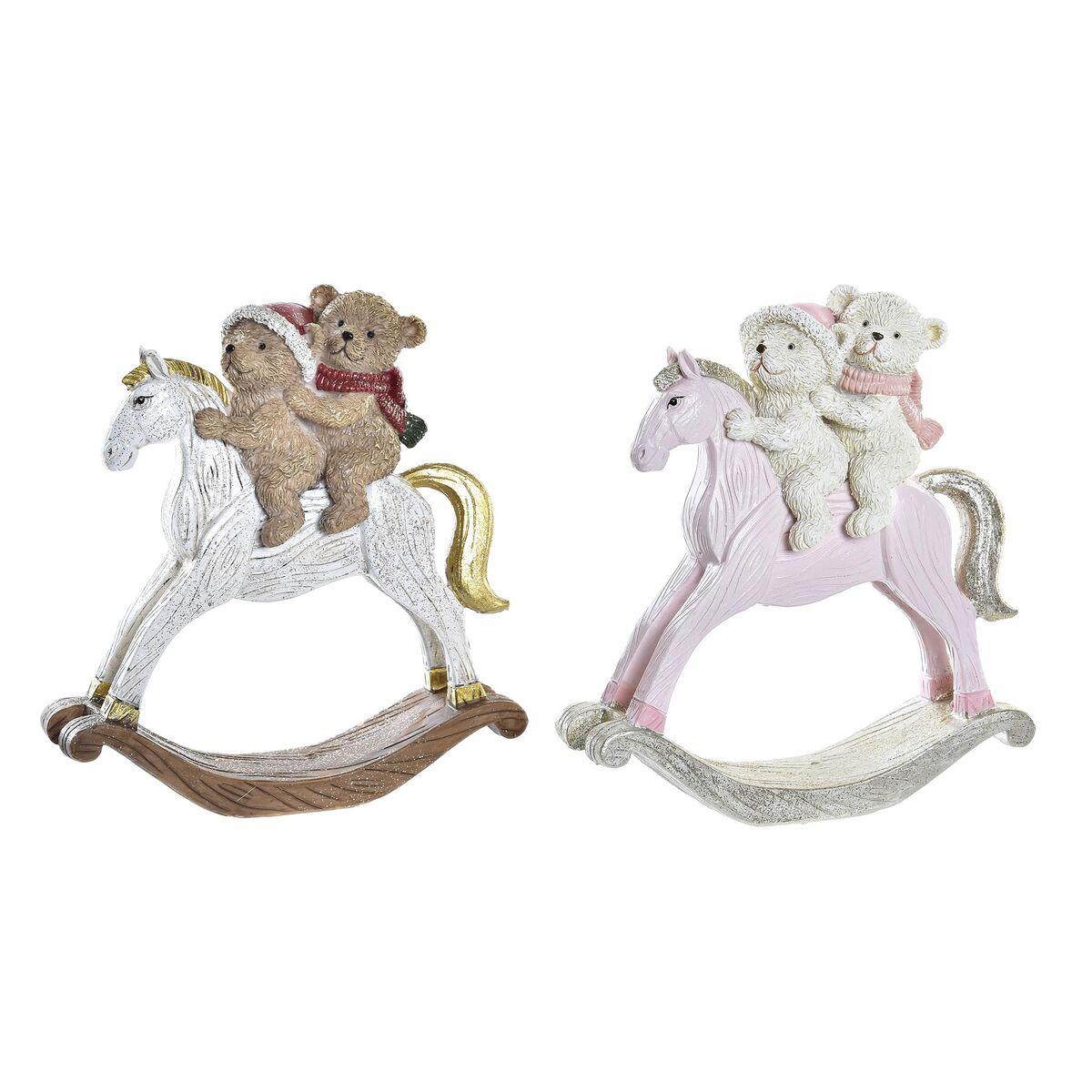 Julepynt i harpiks - 2 stk. (14 × 4,5 × 15 cm)