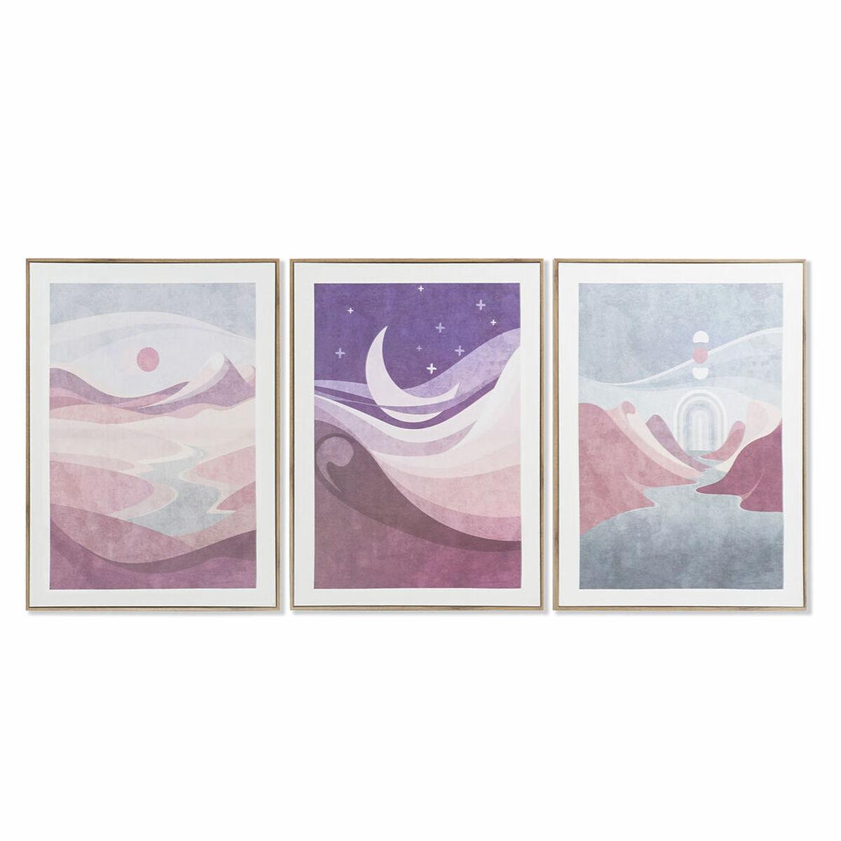 Vægkunst på lærred - moderne landskab, 50 × 70 cm