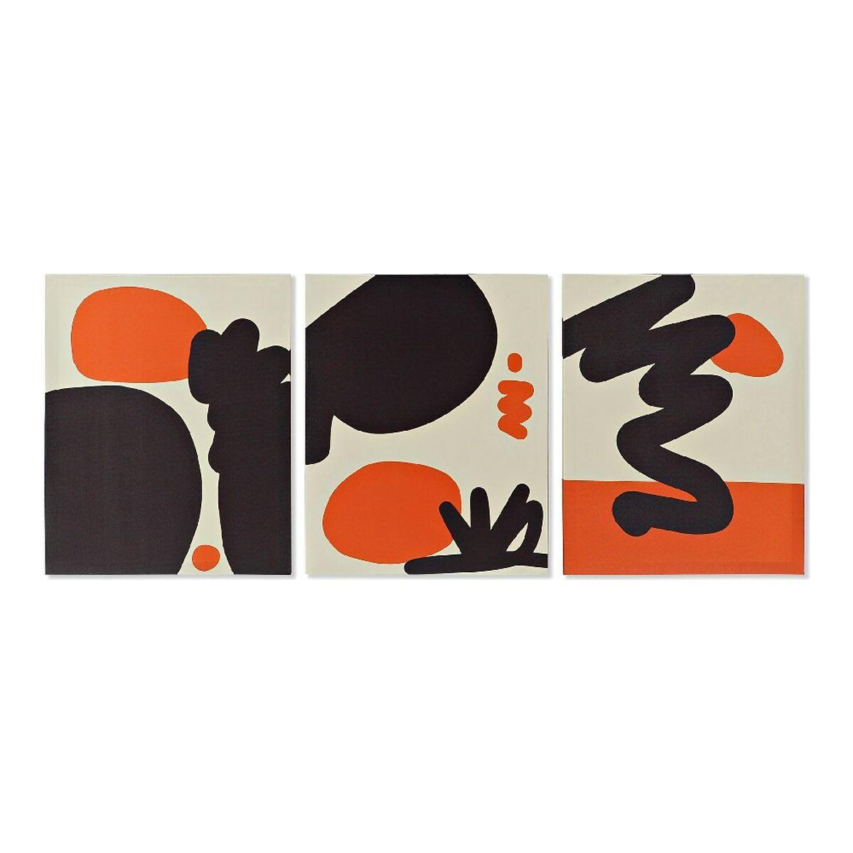 Circle Art - abstrakt lærred i fyrretræ 40 × 1,8 × 50 cm