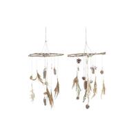 Julepynt DKD Home Decor Træ (2 enheder) (41 x 41 x 40 cm)