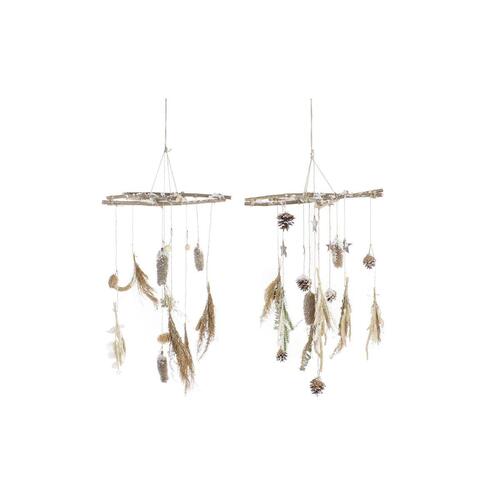 Julepynt DKD Home Decor Træ (2 enheder) (41 x 41 x 40 cm)