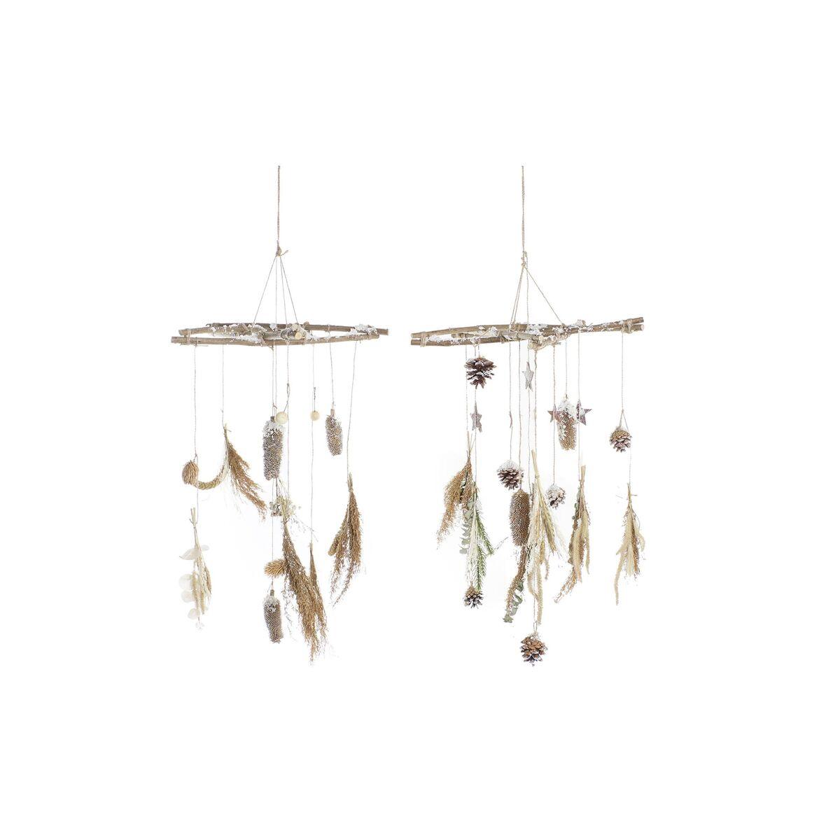 Julepynt DKD Home Decor Træ (2 enheder) (41 x 41 x 40 cm)