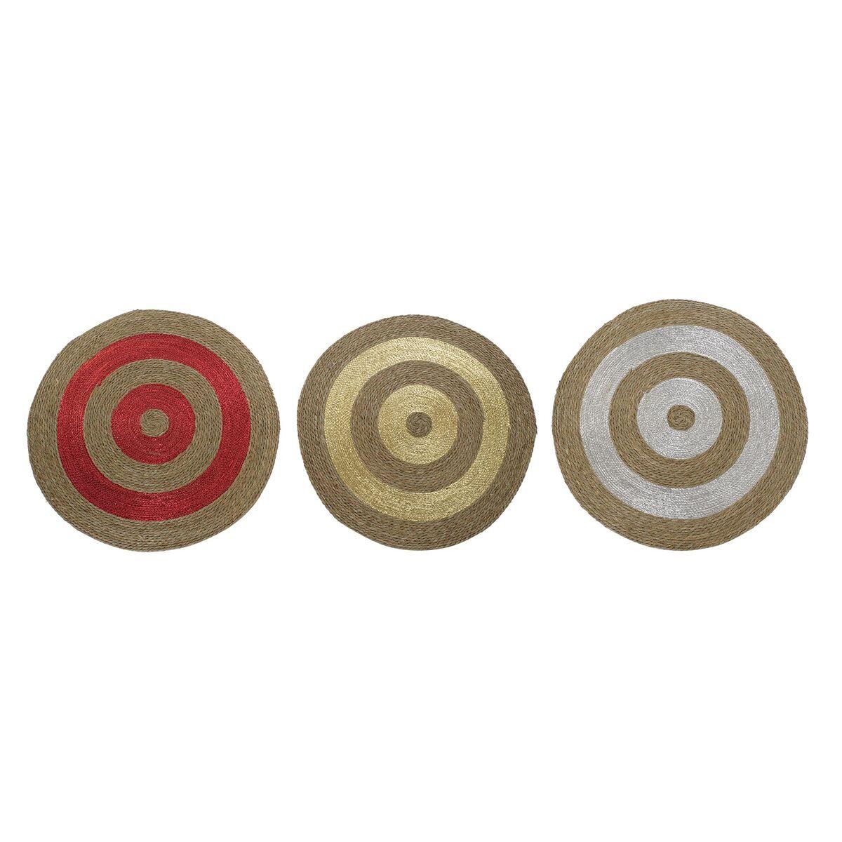 Tæppe i havgræs - rund 90 cm (sæt á 3)