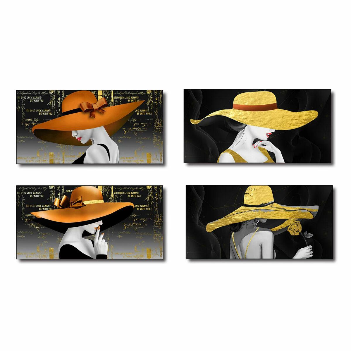 Lærredsmaleri på MDF - 100 × 2,5 × 50 cm