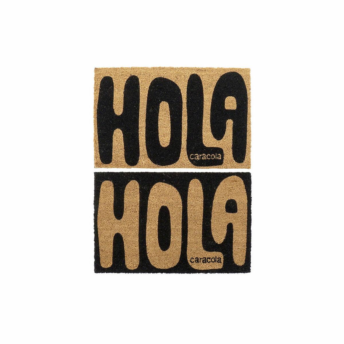 Dørmåtte - Hola Caracola, PVC/fiber, 2 stk. (60 × 40 × 1,5 cm)