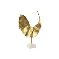 Dekorativ figur Home ESPRIT Hvid Gylden Abstrakt 38 x 10 x 55 cm