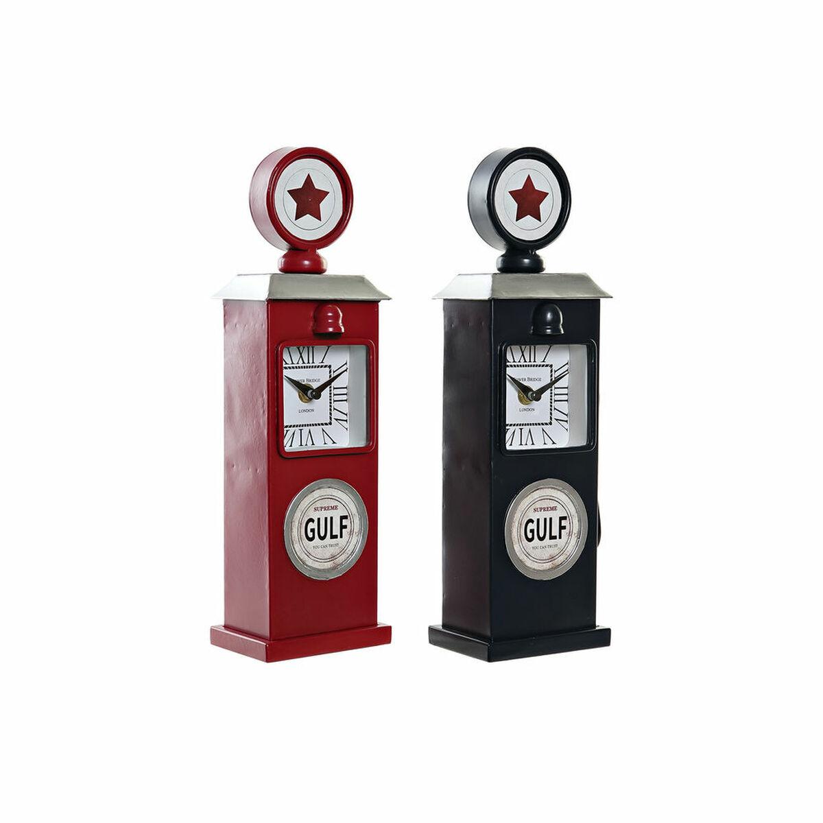 Bordur - vintage benzinstation, rød/marineblå (sæt á 2)