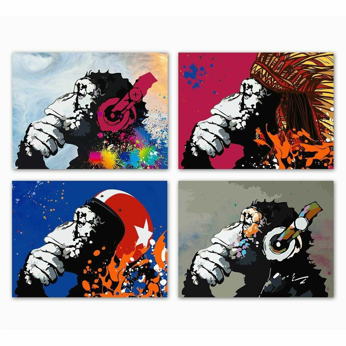 Lærredsmaleri - Træ/MDF, 70 × 1,8 × 50 cm